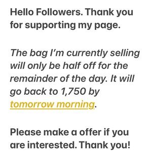 Hi, this is only regarding the previous post about the Louis Vuitton bag.